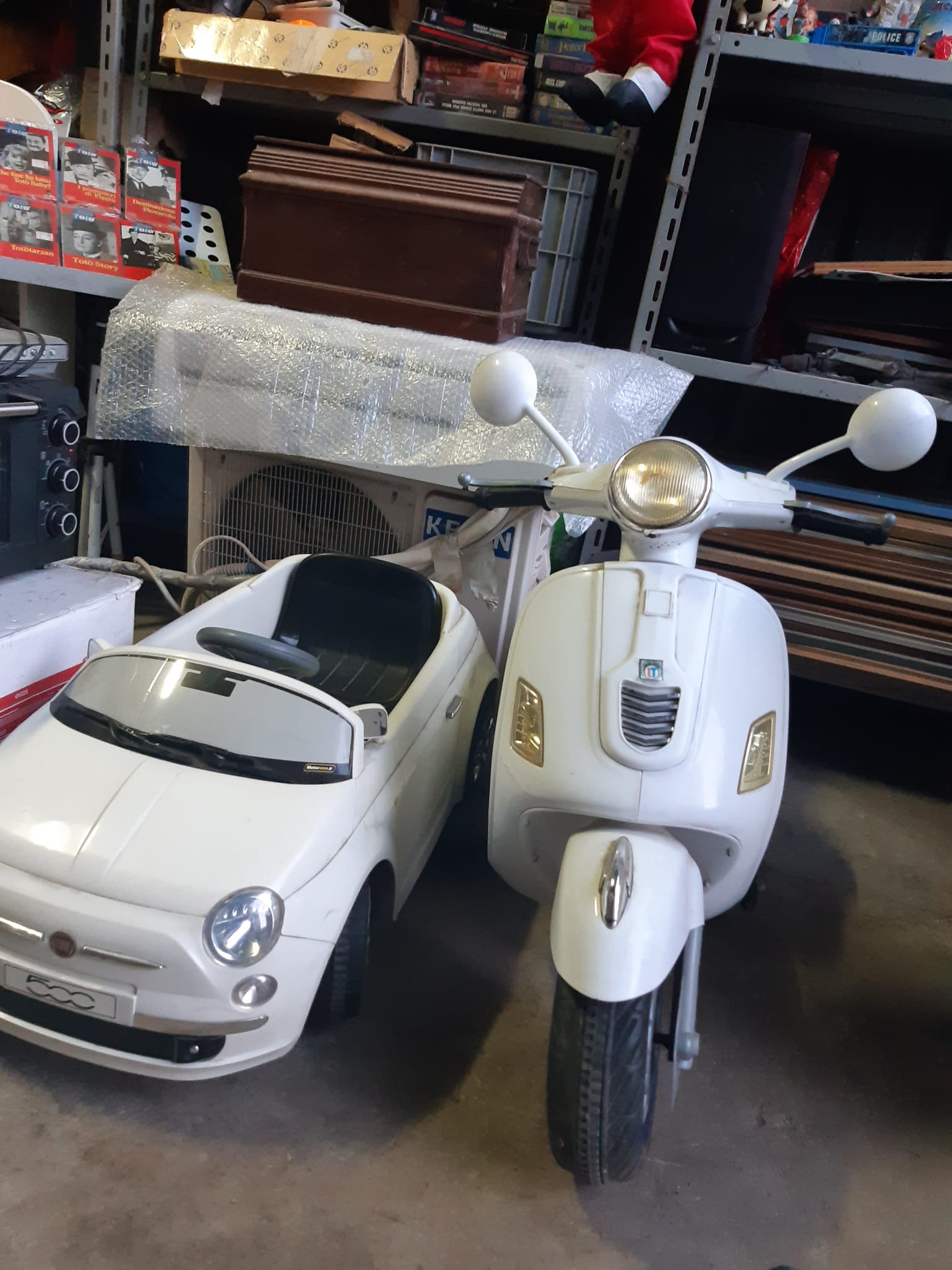 Kinder-Spielroller und Auto